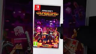 Unboxing Minecraft Dungeons Ultimate Edition 2021 Nintendo Switch Game [upl. by Breed]