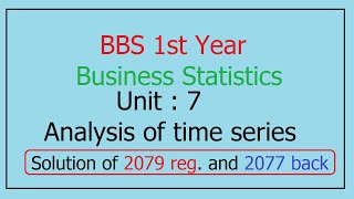 BBS 1st  Business Statistics [upl. by Oicapot480]