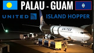 TRIPREPORT  United Airlines ECONOMY  Boeing 737800  Palau  Guam [upl. by Nnitsuj166]