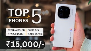 Top 5 Most Selling 5G Smartphones Under 15000 in June 2024  Top 5 Best 5g Phones 15000 in India [upl. by Notsud]