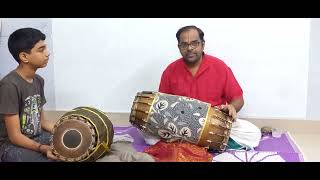 Learn Basics of Mridangam by Vidwan Salem Ranganathan  Miruthangam Class Tamil Mridangam Lessons 4 [upl. by Tshombe]