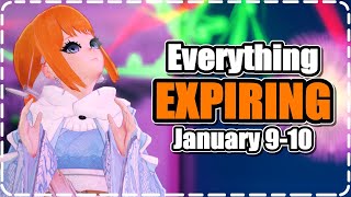 Everything Expiring This Week  Weekly Reminders  January 910  PSO2NGS [upl. by Aztin592]