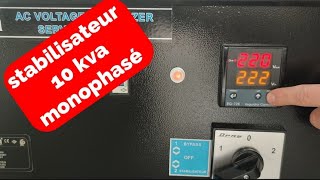 stabilisateur de tension monophasé منظم الجهد 220 فولت ⚡ [upl. by Grunberg]