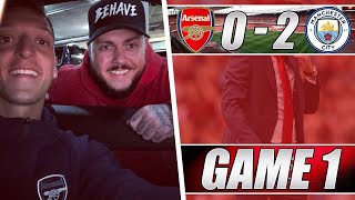 Arsenal 0 vs 2 Man City  We Have To Keep Our Heads Up  Matchday Vlog [upl. by Aekahs]