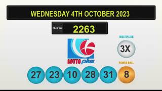 NLCB Lotto Plus Draws Wednesday October 4th 2023 [upl. by Gamal463]