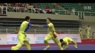 National Wushu Taolu Championship Mens Three person Duilian 3rd Place [upl. by Gildea]