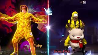 Tik Tok Free Fire Vs Pubg 👿 Pubg Vs Free Fire 👿🔥freefire vs pubg views subscribe video gaming [upl. by Conni]