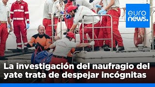 ¿Cómo se hundió tan rápidamente el yate en Sicilia Las autoridades tratan de esclarecer el suc… [upl. by Kaya]