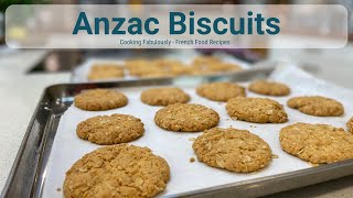 Anzac Biscuits  Delicious Golden Oat Biscuit  Anzac Biscuits Recipe Crunchy [upl. by Winterbottom183]