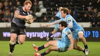 Ospreys v Zebre Highlights – GUINNESS PRO12 201415 [upl. by Taveda781]