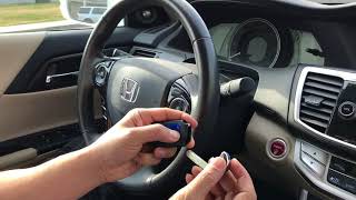 What To Do When The Smart Entry Keyless Entry Remote Battery Is Weak On Your Honda [upl. by Adnohsed970]