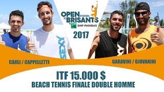 CAPPELLETTI  CARLI VS GIOVANNINI  GARAVINI BEACH TENNIS ITF 15000 FINALE DOUBLE HOMME [upl. by Finstad]