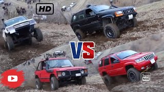 Extreme 4X4 Challenge Range Rover VS Jeep VS Toyota [upl. by Ijies]