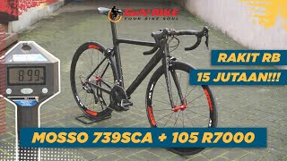 Rakit Road Bike 15Jutaan MOSSO 739SCA [upl. by Flin141]