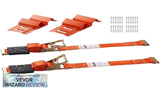 VEVOR Wheel Chock Tie Down Kit 2quot x 96quot Tie Down Strap Review [upl. by Bertold49]