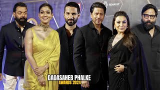 Celebrities arrives at Dadasaheb Phalke Awards 2024  Shahrukh Khan Nayanthara Rani Mukerji Bobby [upl. by Fabrianne]