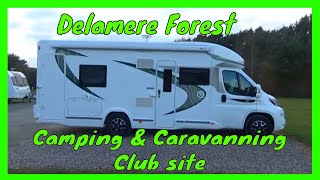 Arriving at DELAMERE FOREST CAMPING amp CARAVANNING CLUB SITE amp a walk in DELAMERE FOREST [upl. by Ribak]