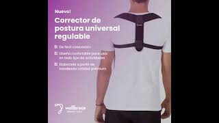 Corrector De Postura Universal Wellbrace [upl. by Ttenaj]