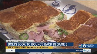 New food merch options at Amalie Arena for Lightning’s first home playoff game [upl. by Ijok]