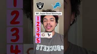 Best NFL Super Bowl Matchups 👀🔥 nfl superbowl [upl. by Launcelot]