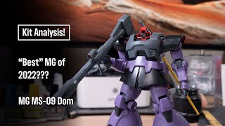 quotBestquot MG of 2022 Bandai Master Grade Dom v15  Kit Analysis [upl. by Ehr777]