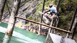 Creating the ultimate wakeboarding park  Red Bull Highland Wake [upl. by Dnalyaw407]