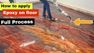 How to coating 3 D Epoxy flooring design with cost [upl. by Asertal532]