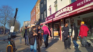 Walking London’s Hackney High Streets incl Dalston amp Stoke Newington  4K  Feb 2021 [upl. by Vasya421]