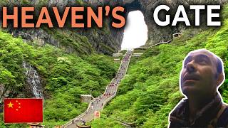 Heavens Gate On Tianmen Mountain Big Gate Road  China Vlog12 [upl. by Yeltneb185]