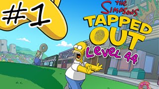 KC Plays  The Simpsons Tapped Out  Level 44  DATABASE  Part 1 [upl. by Garnet223]