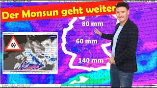 Zwischen Monsun und Schneepeitsche Wetterkrimi im Verlauf der nächsten Woche Kommt der Winter [upl. by Lat]