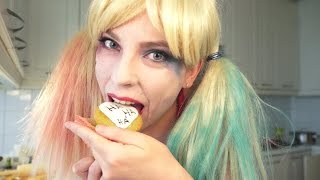 Harley Quinn  Jokerimuffinit Harley Quinn bakes muffins for The Joker [upl. by Iuqcaj]