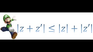 Inégalité triangulaire avec complexes ECS1 [upl. by Aisekal]