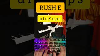 Rush E Roblox Sheet Easy Piano Tutorial [upl. by Ilke]