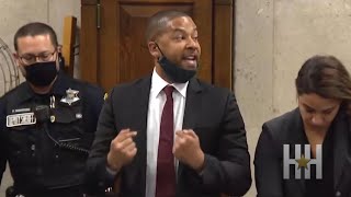 Jussie Smollett Goes Off On Judge During His Sentencing [upl. by Nnylamme]