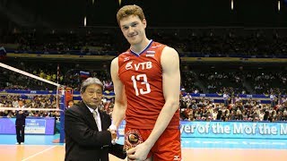 218cm Tall Volleyball Player Dmitriy Muserskiy HD [upl. by Nahtanha]