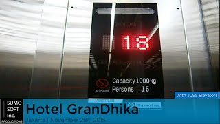 Brand New ThyssenKrupp Lifts at Hotel GranDhika Jakarta [upl. by Adirehs]