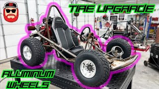 Custom XXL Go Kart Tire Upgrade  Gravy Bones Build [upl. by Wellesley]