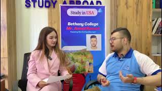 Talk with Bethlany College USA Representative Anmol Basnet [upl. by Ocsisnarf]