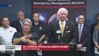 Gov McMaster provides update on state preparations for Tropical Storm Debby [upl. by Adnale]