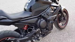 Yamaha Xj6n stock exhaust mod sound check [upl. by Behm]