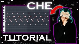 HOW TO MAKE HARD BEATS FOR CHE LIKE NATECXO l FL Studio 21 Tutorial [upl. by Eremehc]