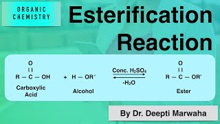 Esterification Reaction  Organic Chemistry [upl. by Iolenta673]