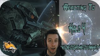 Reacting to videogamedunkey Halo 4 Recap Rebooted [upl. by Kyne]