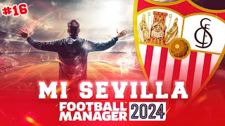 FM24  SEVILLA v SALZBURG en quarts  Carrière Sevilla FC  S02 E16 fm24 [upl. by Paulita]