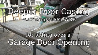 Weather Proof A Garage Door Opening 4 Door Trim [upl. by Aidyn404]