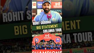 Rohit Sharmas big statement cricket cricketshorts shortsvideos [upl. by Ethe]