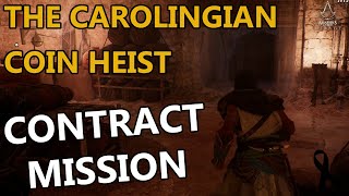 The Carolingian Coin Heist CONTRACT MISSION  ASSASSINS CREED MIRAGE Side Mission PS5 [upl. by Einnov933]