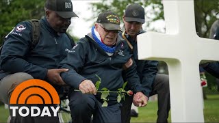 World War II vets return to Normandy for 79th anniversary of DDay [upl. by Holna]