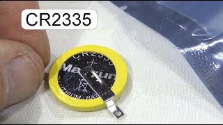 UNBOXING LIION BATTERY CR2335 WITH WELDING FOOT [upl. by Tankoos]